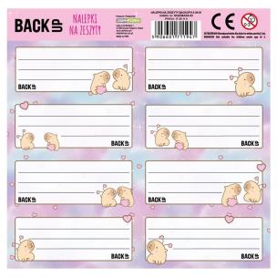 Opakowanie Nalepki na zeszyty Backup 8 a 04 (25szt) DERFORM