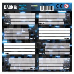 Opakowanie Nalepki na zeszyty Backup 8 a 58 (25szt) DERFORM
