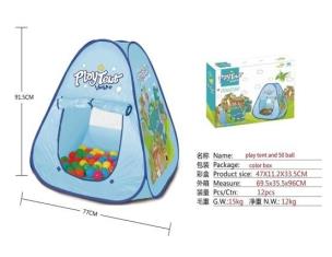 Opakowanie Namiot samorozkładający 77cm + 50 piłek Dinozaury