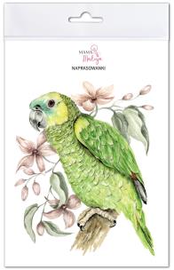 Opakowanie Naprasowanki Papuga zielona