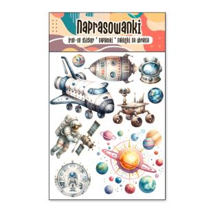 Opakowanie Naprasowanki Termo Naklejki na Ubrania Kosmos