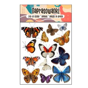 Opakowanie Naprasowanki Termo Naklejki na Ubrania Motyle
