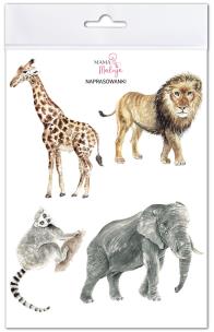 Opakowanie Naprasowanki Zwierzęta Afryki