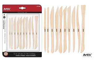 Opakowanie Narzędzia do rzeźbienia 10szt drewniane