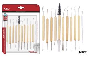 Opakowanie Narzędzia do rzeźbienia 11szt metalowe