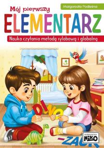 Nauka czytania metodą sylabową i globalną. Mój pierwszy elementarz. Autor: Podleśna Małgorzata. Multiszop.pl Okładka książki Nauka czytania metodą sylabową i globalną. Mój pierwszy elementarz