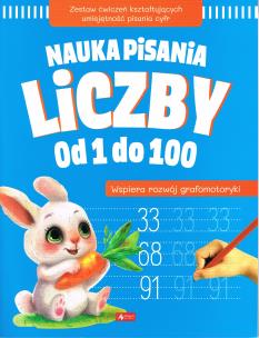 Okładka książki Nauka pisania. Liczby od 1 do 100