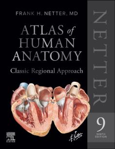 Okładka książki Netter Atlas of Human Anatomy. Classic Regional Approach