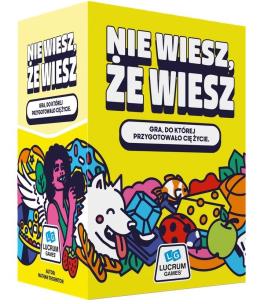 Nie wiesz, że wiesz LUCRUM. Wydawca: Lucrum Games. Multiszop.pl Opakowanie Nie wiesz, że wiesz LUCRUM