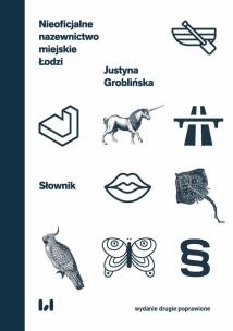 Okładka książki Nieoficjalne nazewnictwo miejskie Łodzi