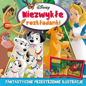 Okładka książki Niezwykłe rozkładanki. Disney