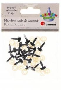 Opakowanie Nosy do maskotek plastikowe trójkątne 9x7mm 20szt