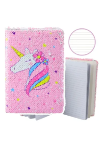 Notatnik A5/80K linia dwukolorowe Jednorożec. Wydawca: Leantoys. Multiszop.pl Opakowanie Notatnik A5/80K linia dwukolorowe Jednorożec