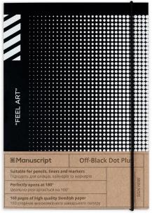 Opakowanie Notatnik A5/80K Off-black Dot Plus
