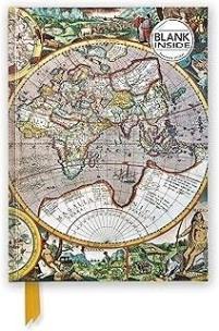 Opakowanie Notatnik A5 gładki TW Antyczna mapa Świata