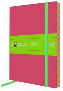 Opakowanie Notatnik A5 linia BR Lipstick Pink & Lime Green