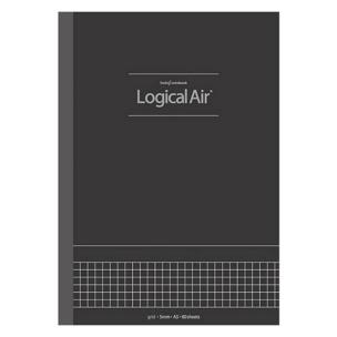 Opakowanie Notatnik A5 Logical Air w kratkę czarny