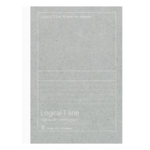 Opakowanie Notatnik A5 Logical T-Line w linie szary