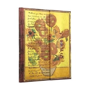 Opakowanie Notatnik linia Van Gogh Sunflower midi