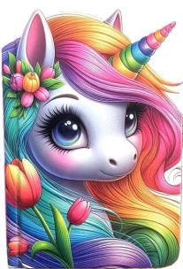 Opakowanie Notatnik ozdobny 95x140/64K gładki TW Jednorożec