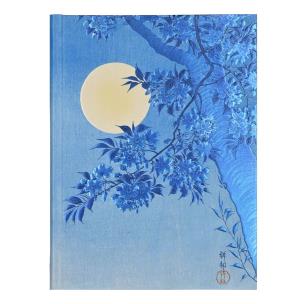 Opakowanie Notatnik szyty Kwitnąca Wiśnia w Księżycową Noc