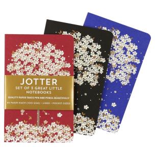 Opakowanie Notatniki Jotter Spadające Kwiaty 9x14cm (3szt)