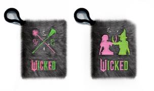 Opakowanie Notes 7x9cm pluszowy z zawieszką Wicked mix