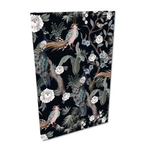 Opakowanie Notes A5 kratka Soft Touch Botanique Pawie