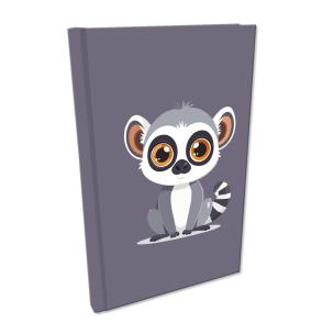 Opakowanie Notes A5 kratka Soft Touch Lemur