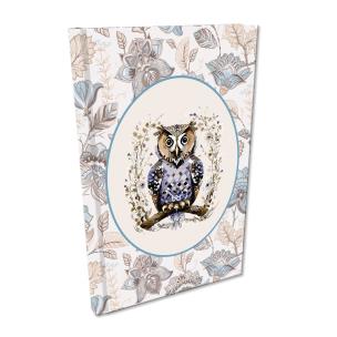 Opakowanie Notes A5 kratka Soft Touch Sowa