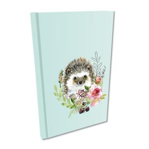 Opakowanie Notes A5 kratka Soft Touch Woodland Jeż