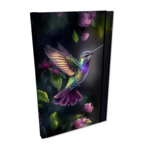 Opakowanie Notes A5 kratka z gumką Soft Touch Koliber Black
