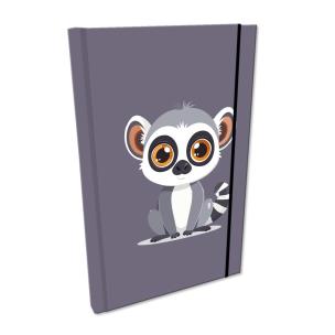 Opakowanie Notes A5 kratka z gumką Soft Touch Lemur