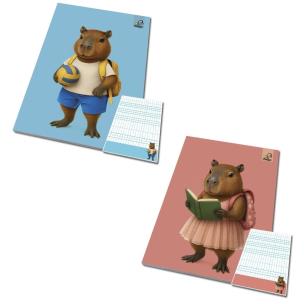 Opakowanie Notes A6/50K kratka poddruk Kapibara (10szt)