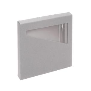 Notes A6 z długopisem szary w pudełku. Wydawca: Antra. Multiszop.pl Opakowanie Notes A6 z długopisem szary w pudełku