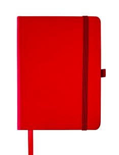 Opakowanie Notes A6 z gumką czerwony V-1