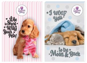 Notes A7/30K z poddrukiem The sweet pets (16szt). Wydawca: Beniamin. Multiszop.pl Opakowanie Notes A7/30K z poddrukiem The sweet pets (16szt)