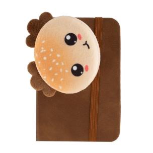 Opakowanie Notes A7 pluszowy Burgero