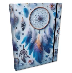 Opakowanie Notes B6 kratka z gumką Soft Touch Łapacze Blue