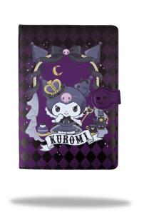 Opakowanie Notes Kuromi A5 80k.linia z magnetycznym zamkiem wzór 2