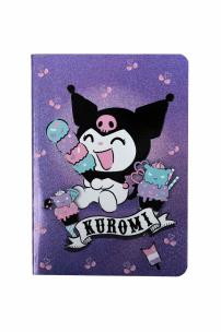 Opakowanie Notes Kuromi A6 32k.dekoracje 3D 1szt.mix