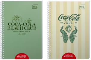 Opakowanie Notes na spirali 80K kratka Coca Cola (10szt)