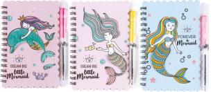 Opakowanie Notes na spirali z długopisem Mermaid 30K 81985