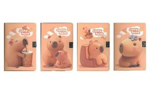 Opakowanie Notes z kłódką B6 80K linia Kapibara mix