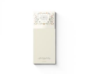 Opakowanie Notes z Magnesem - Doskonała miłość - kwiaty