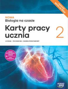 Nowa Biologia na czasie karty pracy 2 liceum i technikum zakres podstawowy EDYCJA 2025. Autor: Opracowania Zbiorowe. Multiszop.pl Okładka książki Nowa Biologia na czasie karty pracy 2 liceum i technikum zakres podstawowy EDYCJA 2025
