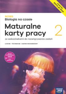 Nowa Biologia na czasie maturalne karty pracy 2 liceum i technikum zakres rozszerzony EDYCJA 2025. Autor: Opracowania Zbiorowe. Multiszop.pl Okładka książki Nowa Biologia na czasie maturalne karty pracy 2 liceum i technikum zakres rozszerzony EDYCJA 2025