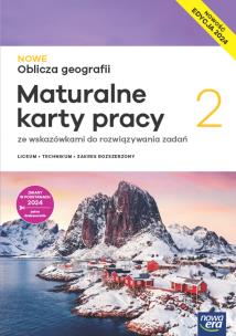 Nowa Geografia Oblicza geografii maturalne karty pracy 2 liceum i technikum zakres rozszerzony EDYCJA 2025. Autor: Violetta Feliniak, Jaworska Ewa, Bogusława Marczewska, Sebastian Ropel. Multiszop.pl Okładka książki Nowa Geografia Oblicza geografii maturalne karty pracy 2 liceum i technikum zakres rozszerzony EDYCJA 2025