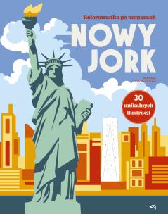 Okładka książki Nowy Jork. Kolorowanka po numerach