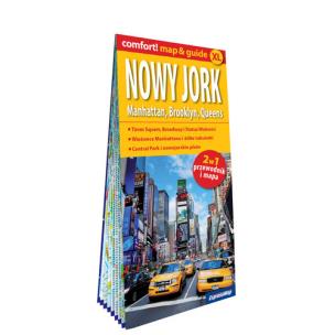 Okładka książki Nowy Jork. Manhattan, Brooklyn, Queens; laminowany map&guide XL (2w1: przewodnik i mapa)